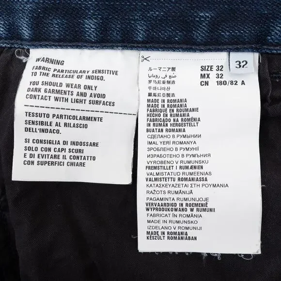 Prada Tight Fit Stretch Denim Jeans Men's 32 Blue